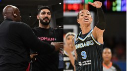 Enes Kanter Says Natasha Cloud Yelled At Him For Rooting For Sophie Cunningham During Game