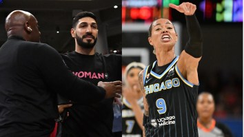 Enes Kanter Says Natasha Cloud Yelled At Him For Rooting For Sophie Cunningham During Game