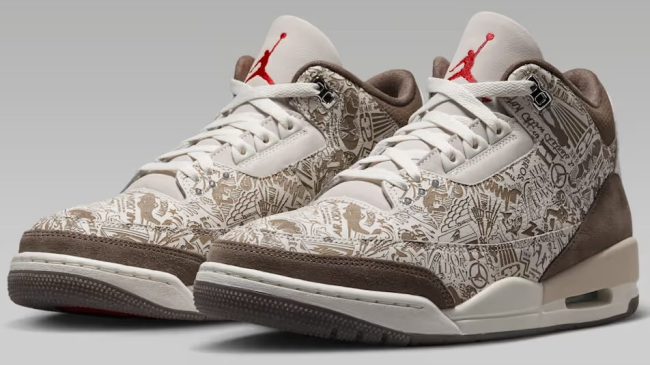 Nike Air Jordan 3 "Laser" Phantom and Palomino Shoes