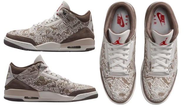 Nike Air Jordan 3 "Laser" Phantom and Palomino Shoes