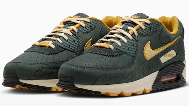Nike NFL Air Max 90 Shoes - Green Bay Packers