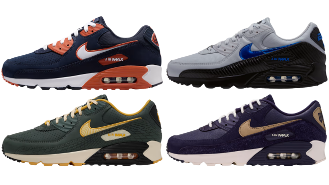 Nike NFL Air Max 90 collection