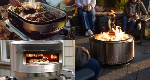 Solo Stove backyard setup for the fall/college football