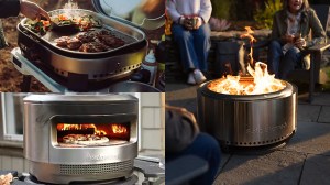 Solo Stove backyard setup for the fall/college football