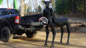 A Viral 7-Foot-Tall Centaur-Like Robot With Horns And Glowing Eyes Is The Hero We Didn’t Know We Needed