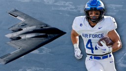 Air Force Whipped Up Amazing Some Uniforms Based On America’s Newest Stealth Bomber For The Navy Game