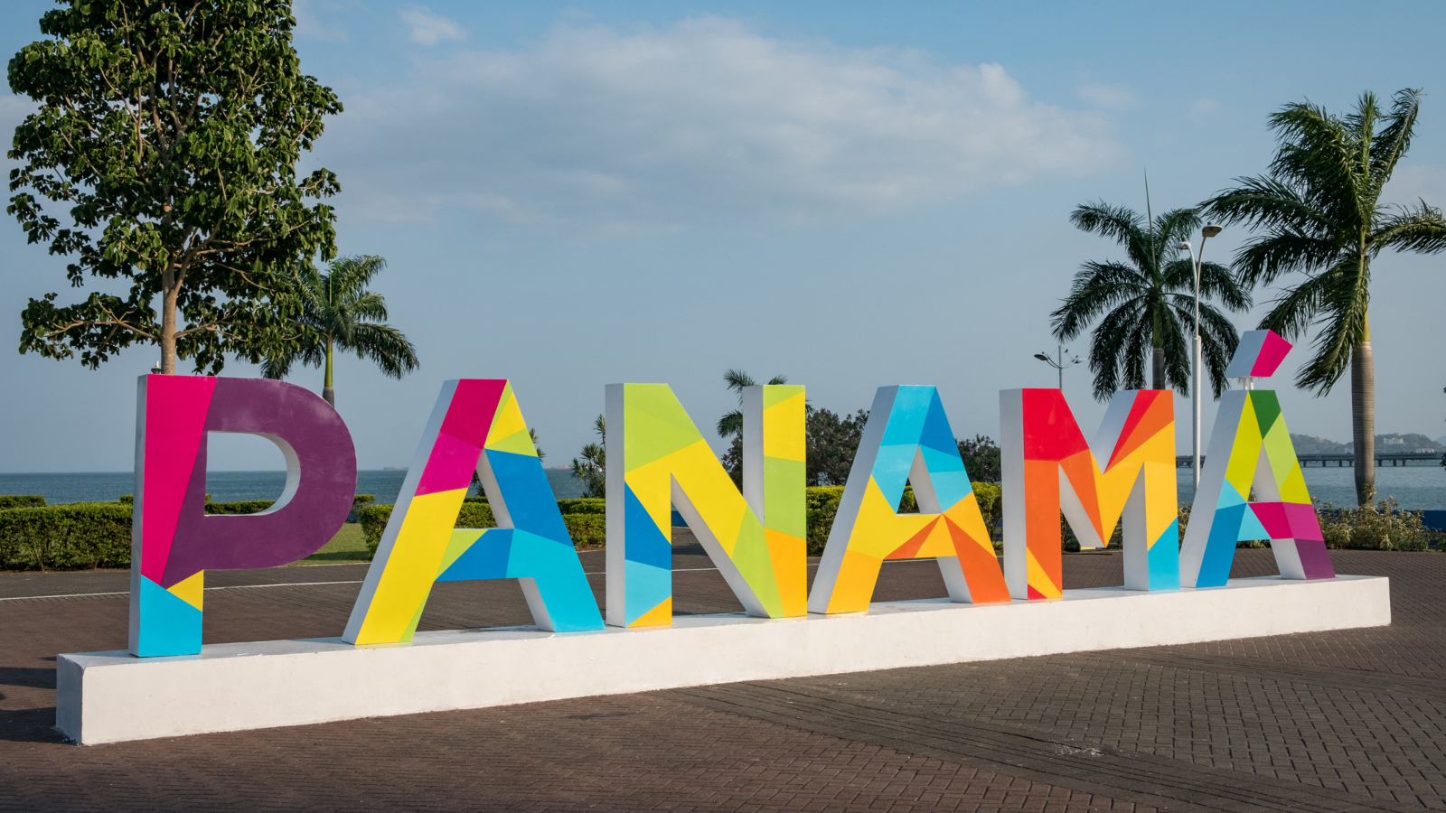 Welcome to Panama sign in Panama City, Panama