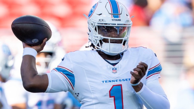 Titans QB Cam Ward