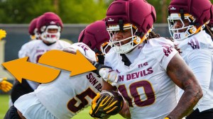 Clayton Smith Arizona State Tight End Defensive Lineman Position Change College Football