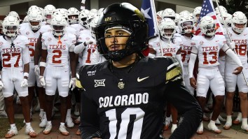 Texas’ Monstrous Offensive Line Makes Colorado Football Players Look Like Middle Schoolers