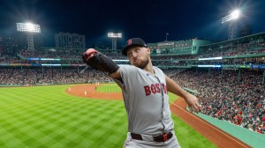 Boston Red Sox reliever Garrett Crochet at Fenway Park