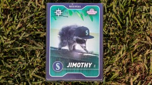 Jimothy card at Seattle Mariners game