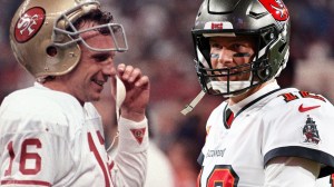 Joe Montana and Tom Brady