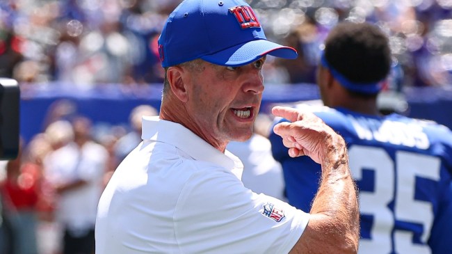 New York Giants coach John Harbaugh