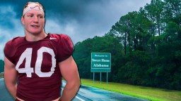 Alabama Football Player Gets Scared To Drive On The Highway Because There Are So Many Trees