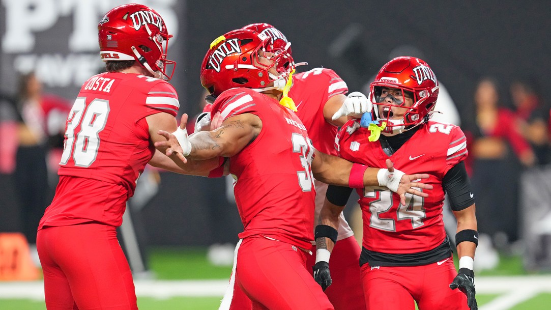Justin Flow UNLV linebacker 24-year-old seventh-year senior eligibility how college football