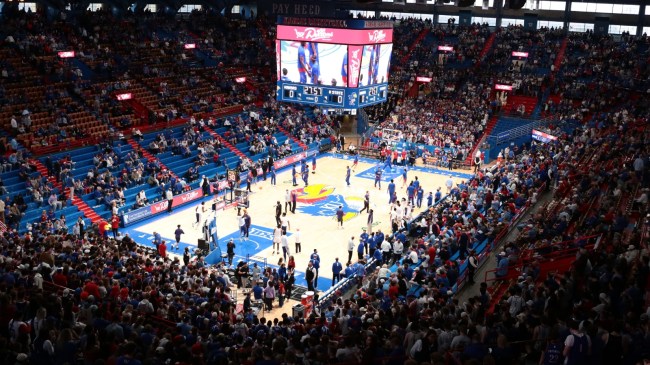 Kansas basketball game at Allen Fieldhouse