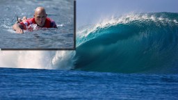 54-Year-Old Kelly Slater Took Down 3x World Champ Gabriel Medina At The Teahupo’o Outerknown Tahiti Pro After Barely Getting In Through A Wild Card Spot