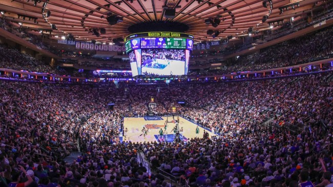 Knicks game at Madison Square Garden