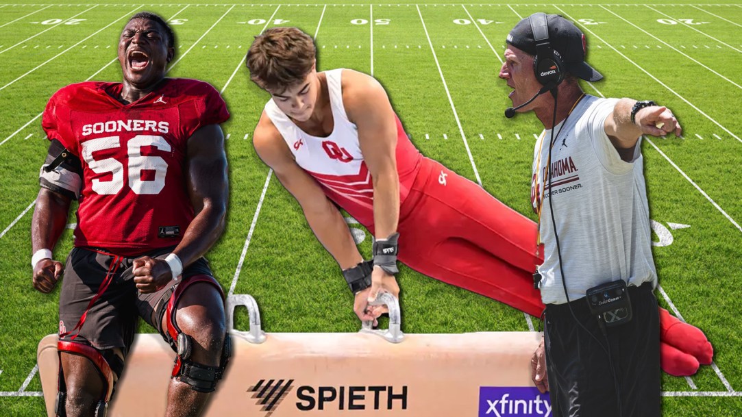 Oklahoma Football Gymnastics Alex Noel Risk Injury Viral TikTok Video