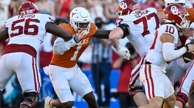 Oklahoma vs Texas football