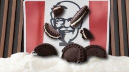 KFC’s Newest Sandwich Is A Cry For Help Featuring Oreos Mixed With Mashed Potatoes