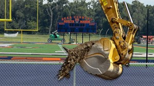 South Marion High School Football Florida Turf Field Sinkhole Construction