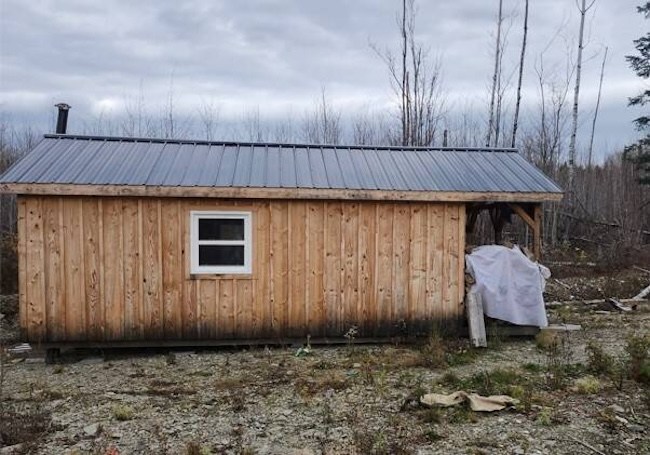 Stolen cabin in Kedgwick, New Brunswick