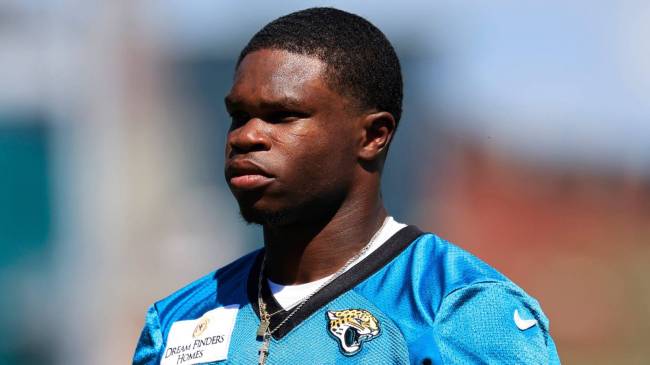 Travis Hunter at Jaguars training camp