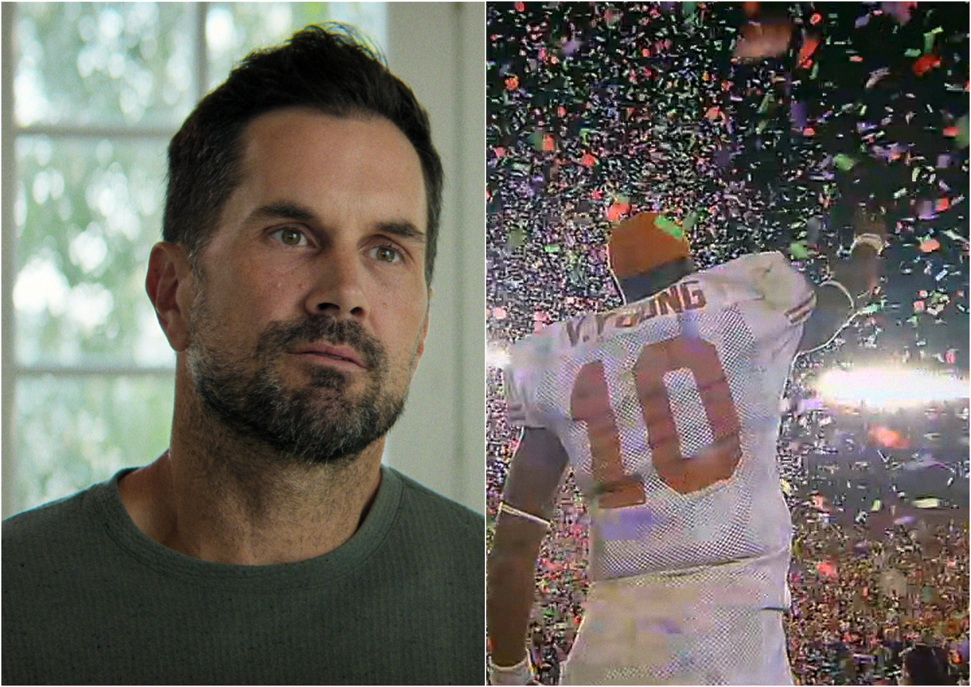 Matt Leinhart and Vince Young, former college football and NFL quarterbacks