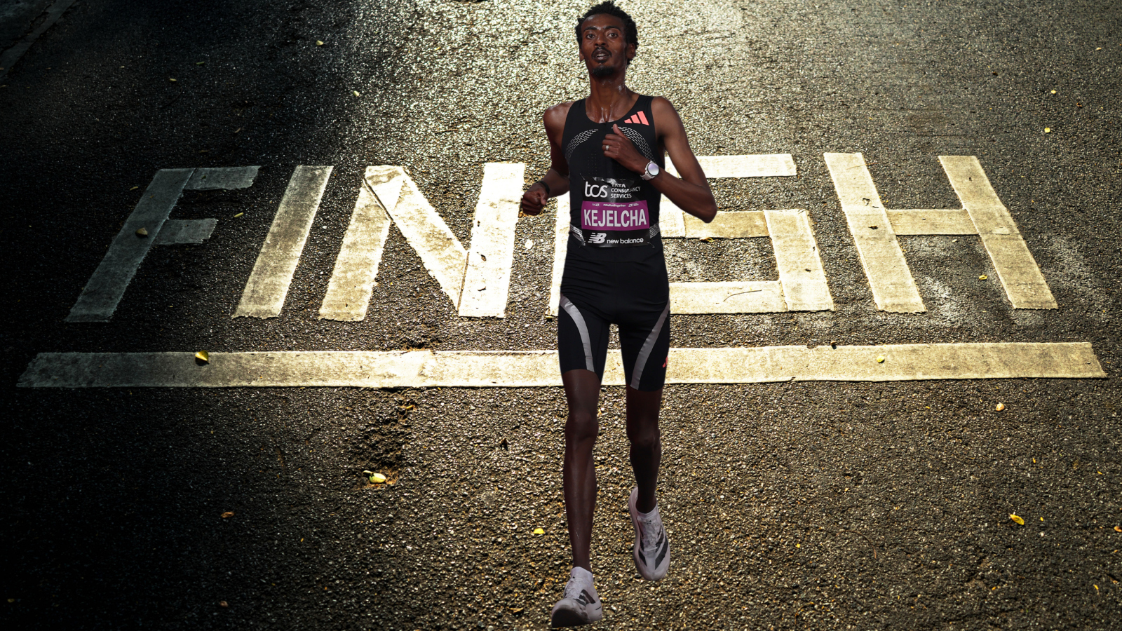 Elite men's distance runner and Half Marathon world record holder Yomif Kejelcha
