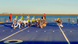 Powerhouse Barrow High School In Alaska Braves Crazy September Weather For Football Practice