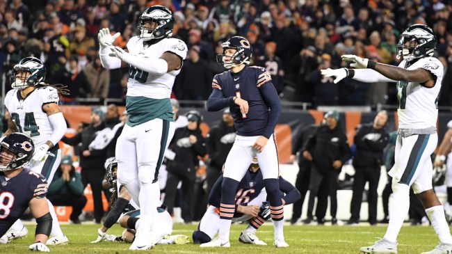 Bears kicker and Cody Parkey and Eagles reacts to Double Doink