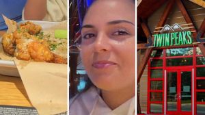Twin Peaks meal (l) woman shares Twin Peaks experience (c) Twin Peaks location (r)