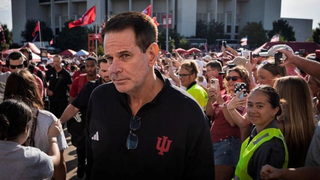 Head Coach Curt Cignetti heads in during The Walk before the Indiana versus North Texas football game at Memorial Stadium on Saturday, Sept. 5, 2026.