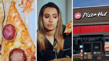 Florida Woman Orders Pizza Hut. Uh, Are Those Legs Baked Into The Pizza?: ‘Just Promo For The New Spider-Man Movie’