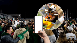 New Footage Shows 300-Pound Wyoming Football Player Clobber Multiple Fans During Field Storming