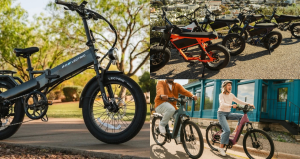 E-bikes made by Juiced, Monarc, and Lectric
