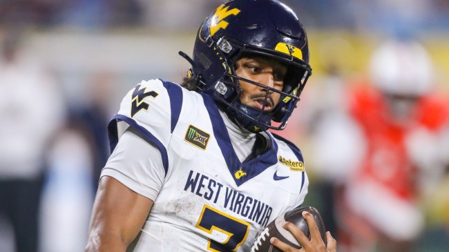 West Virginia QB Michael Hawkins Jr. 