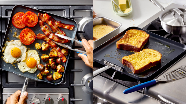 11in Carbon Nonstick Square Griddle
