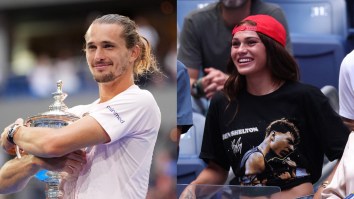Alexander Zverev Flirts With Ben Shelton’s Girlfriend Trinity Rodman After Beating Him Down At US Open Final