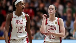 Caitlin Clark Gets Heated & Stares Down Reporter For Trying To Stir The Pot With Angel Reese Question