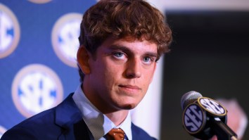 Arch Manning Keeps Answers Short, Doesn’t Joke While Speaking To The Media After Holly Rowe Controversy