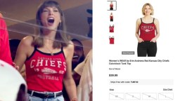 Taylor Swift Made Erin Andrews A Ton Of Money By Wearing Andrews’ Chiefs Tank Top During SNF Game