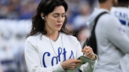 Colts Owner Carlie Irsay-Gordon Gets Trashed By Ryen Russilo For Standing Around The Sideline Writing Notes