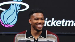 NBA Star Giannis Antetokounmpo Welcomed To Florida By Giant Iguana In His Backyard