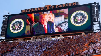 President Trump Cheered In Tennessee During Texas-Tennessee Game