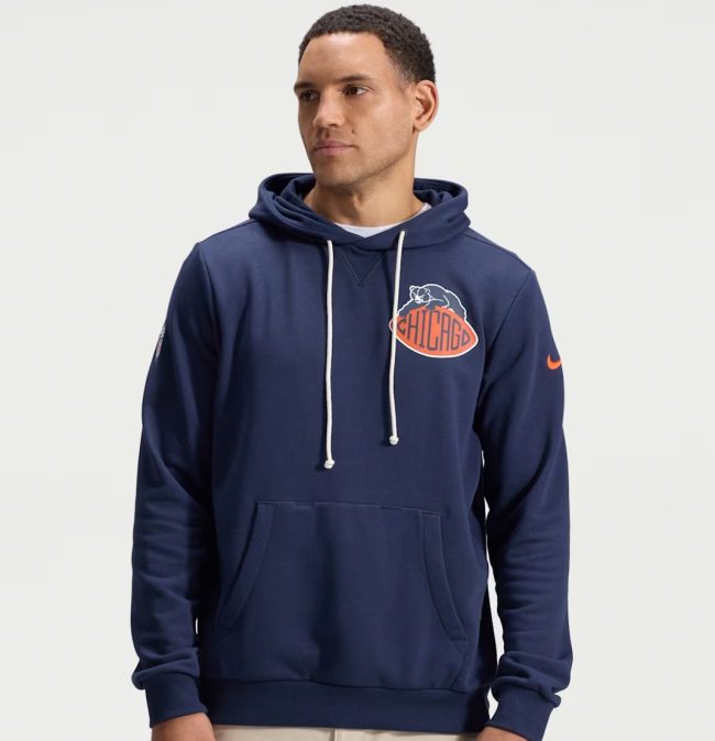 Chicago Bears Rivalries Dri-FIT Pullover Hoodie