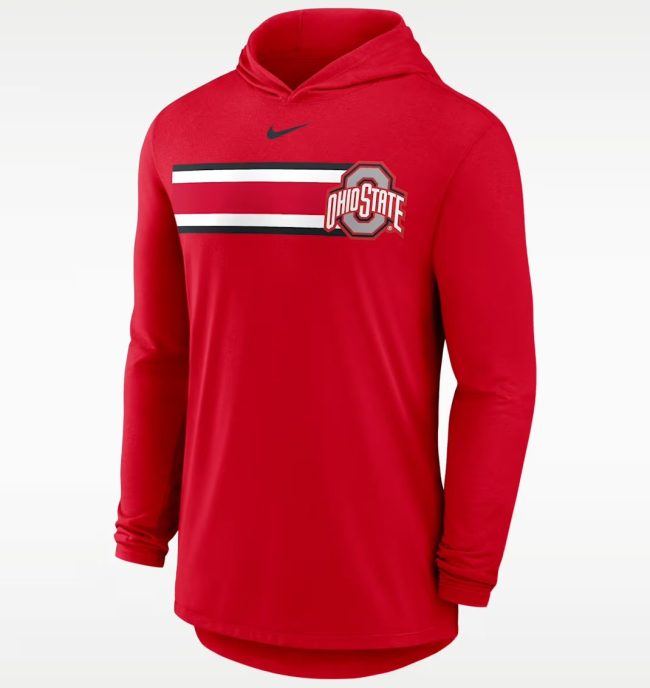 Ohio State Dri-FIT College Long-Sleeve Hoodie