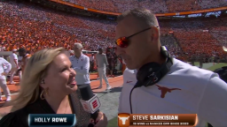 Steve Sarkisian And Holly Rowe Have Heartwarming Interview After Earlier Controvery